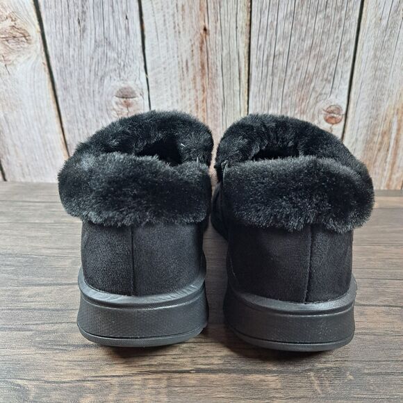 Bzees Genie Washable Slip On Faux Fur Black Bootie Women's Sz 11 M (NWOB) - Picture 4 of 9